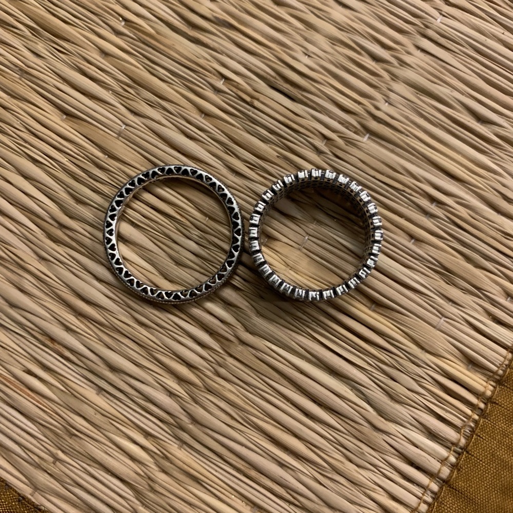 SOLD🌟🌟Pandora ring bundle - Picture 3 of 8